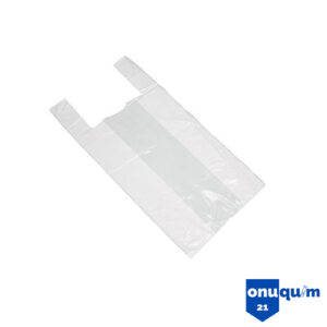 Bolsa asa blanca 50x60 70% reciclable paq. 1kg caja 20 paquetes